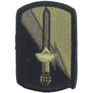 Army Patch: 21st Signal Brigade, embroidered on OCP