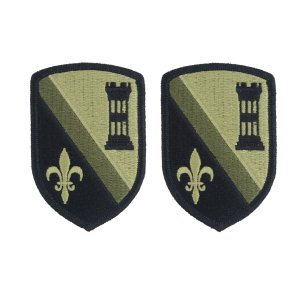 Army Patch: 225th Engineer Brigade, embroidered on OCP