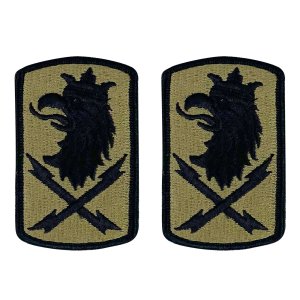 Army Patch: 22nd Signal Brigade, embroidered on OCP