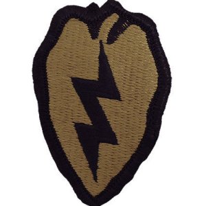Army Patch: 25th Infantry Division, embroidered on OCP