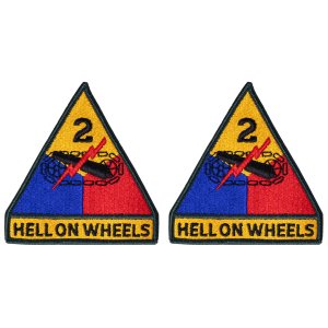 Army Patch: 2nd Armor Division, color