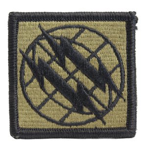 Army Patch: 2nd Signal Brigade, embroidered on OCP