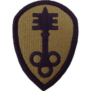 Army Patch: 300th Military Police Brigade, embroidered on OCP