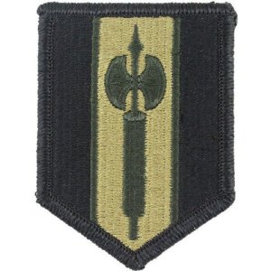 Army Patch: 302nd Maneuver Enhancement Brigade, embroidered on OCP