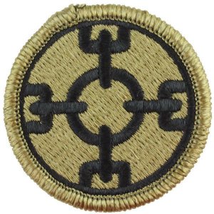 Army Patch: 310th Sustainment Command, embroidered on OCP