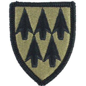 Army Patch: 32nd Air Defense Command, embroidered on OCP
