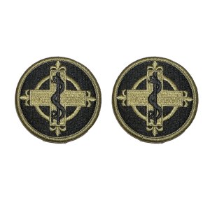 Army Patch: 338th Medical Brigade, embroidered on OCP