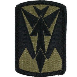 Army Patch: 35th Air Defense Artillery, embroidered on OCP