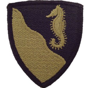 Army Patch: 36th Engineer Brigade, embroidered on OCP