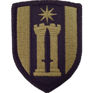 Army Patch: 372nd Engineer Brigade, embroidered on OCP