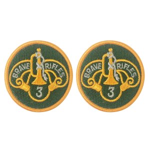 Army Patch: 3rd Cavalry Regiment, color
