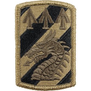 Army Patch: 3rd Sustainment Brigade, embroidered on OCP