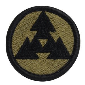 Army Patch: 3rd Sustainment Command, embroidered on OCP