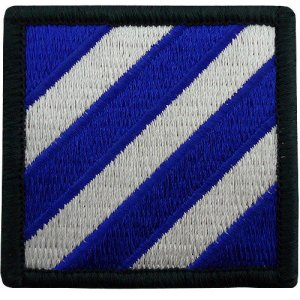 Army Patch: 3rd Third Infantry Division, color