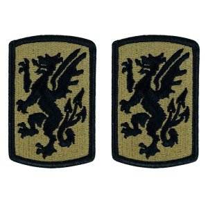 Army Patch: 415th Chemical Brigade, embroidered on OCP