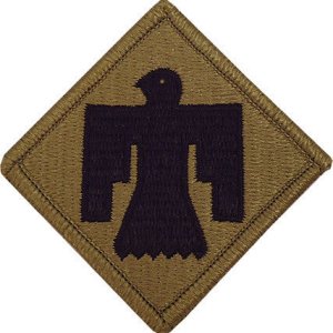 Army Patch: 45th Infantry Brigade, embroidered on OCP