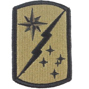 Army Patch: 45th Sustainment Brigade, embroidered on OCP