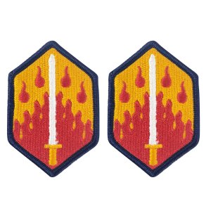 Army Patch: 48th Chemical Brigade, embroidered Full Color