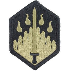 Army Patch: 48th Chemical Brigade, embroidered on OCP