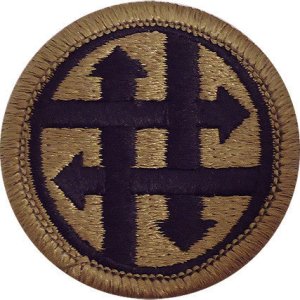 Army Patch: 4th Sustainment Command, embroidered on OCP