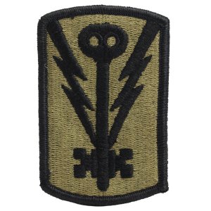 Army Patch: 501st Military Intelligence Brigade, embroidered on OCP