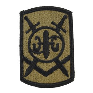 Army Patch: 501st Sustainement Brigade, embroidered on OCP
