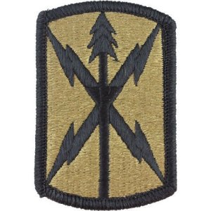 Army Patch: 516th Signal Brigade, embroidered on OCP