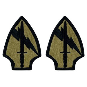 Army Patch: 560th Battlefield Surveillance Brigade, embroidered on OCP