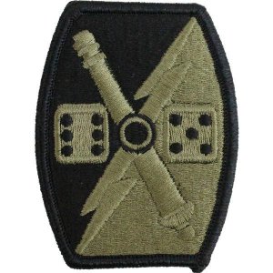 Army Patch: 65th Fires Brigade, embroidered on OCP