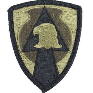 Army Patch: 734th Support Group, embroidered on OCP