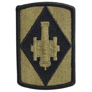 Army Patch: 75th Field Artillery Brigade, embroidered on OCP