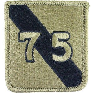 Army Patch: 75th Training Command, embroidered on OCP