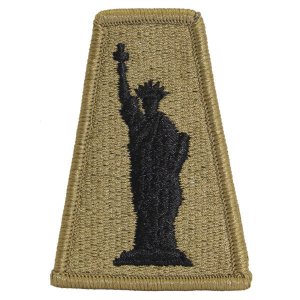 Army Patch: 77th Sustainment Brigade, embroidered on OCP