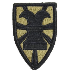 Army Patch: 7TH Seventh Transportation Brigade, embroidered on OCP