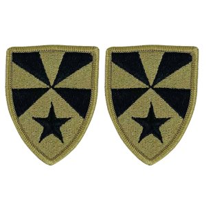 Army Patch: 7th Support Command, embroidered on OCP