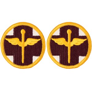 Army Patch: 818th Hospital Center, Full Color embroidery
