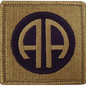 Army Patch: 82nd Airborne Division, embroidered on OCP