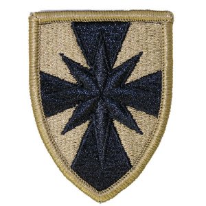 Army Patch: 8th Sustainment Command, embroidered on OCP