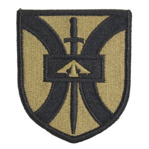 Army Patch: 916th Field Support Brigade, embroidered on OCP