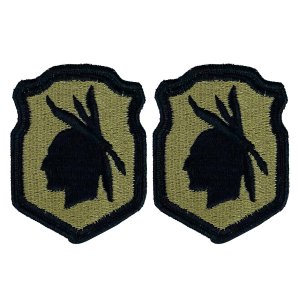 Army Patch: 98th Division Training, embroidered on OCP
