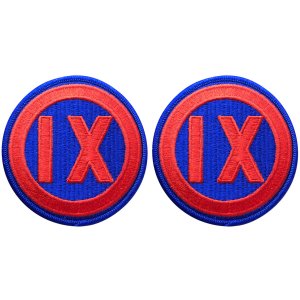 Army Patch: 9th Regional Support Command, color