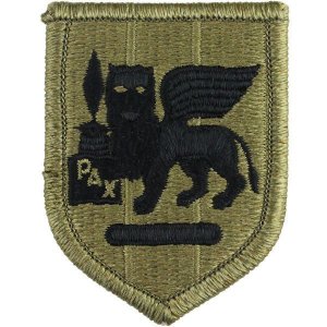 Army Patch: Africa and Southern European Task Force, embroidered on OCP