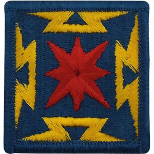 Army Patch: Broadcasting Service, color