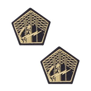 Army Patch: Cyber Command, embroidered on OCP with hook