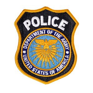 Army Patch: Department of the Police, color