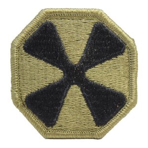 Army Patch: Eighth Army, embroidered on OCP
