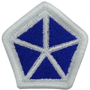 Army Patch: Fifth Corps, color