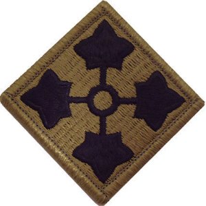 Army Patch: Fourth Infantry Division, OCP