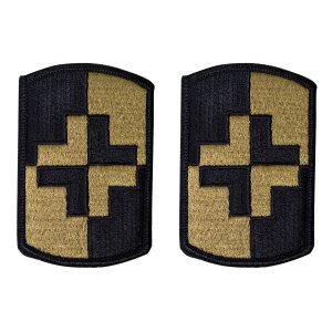 Army Patch: Fourth Medical Brigade, embroidered on OCP