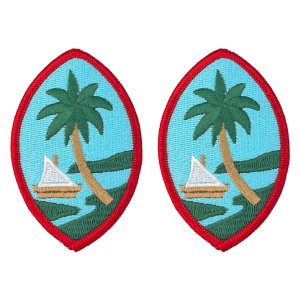 Army Patch: Guam National Guard, Full Color embroidery